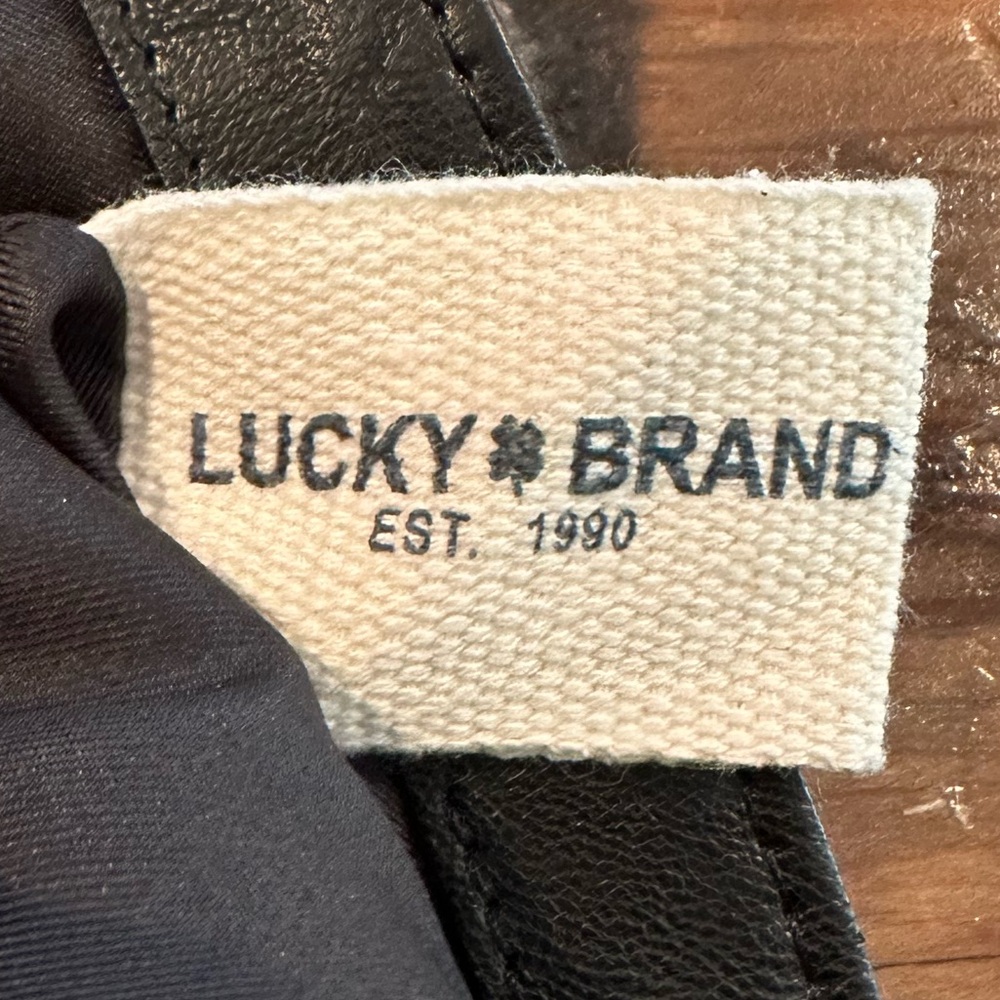 Lucky Brand Black Genuine Suede Leather Purse - Picture 4 of 4